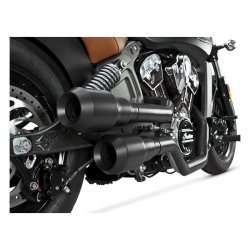 V&H, 2-2 HI-OUTPUT GRENADES EXH. SYSTEM Matte Black.