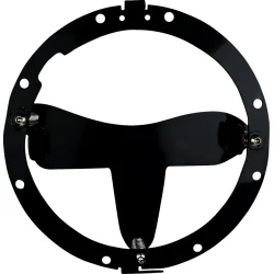 CUSTOM DYNAMICS ECE COMPLIANT SHARK DEMON WHITE HEADLIGHT WITH BATWING ADAP.