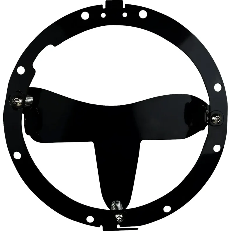 CUSTOM DYNAMICS ECE COMPLIANT SHARK DEMON WHITE HEADLIGHT WITH BATWING ADAP.