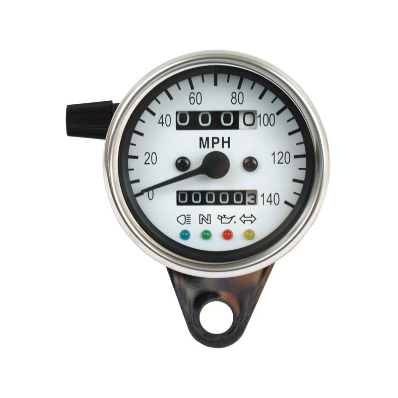 LED MINI SPEEDO 2:1 KMH. WHITE FACE