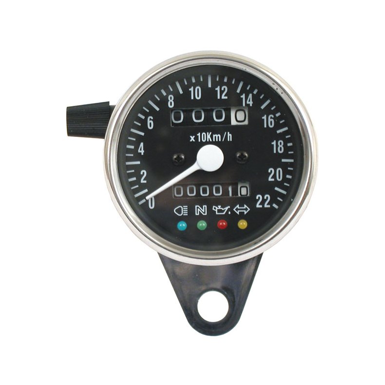 LED MINI SPEEDO 2:1 KMH. BLACK FACE