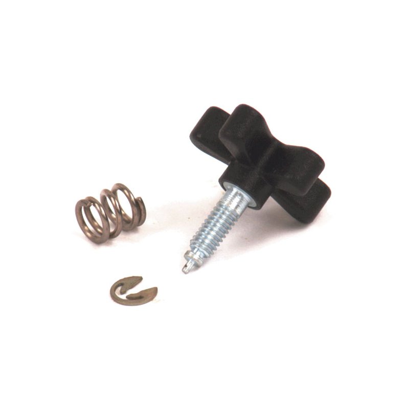 THROTTLE TENSION SCREW KIT. LARGE PLASTIC KNOB