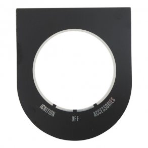 IGNITION SWITCH DECAL 01-15 Softail; 16-17 FLSTF/B/BS; 02-03 FXD/L/WG/X/XT 