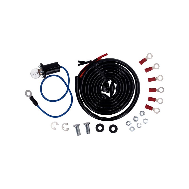 FL speedo/tachometer, '73-84 face', black. 2:1 kmh With built-in electronic tachometer. 