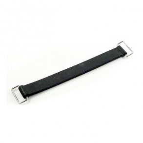 BATTERY STRAP, RUBBER RUBBER  Fits: > 80-91 FLT; 85-E93 SOFTAIL; 1979 XL; 77-78 XLCR (NU)