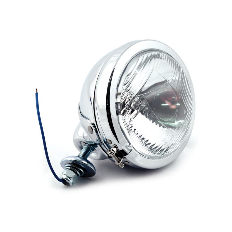 CHROME SPOTLAMP 4-1/2 INCH WITH H3 HIGH BEAM INSERT