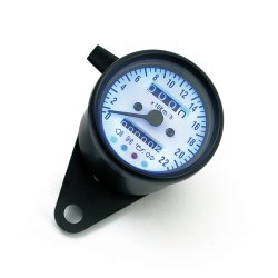 LED MINI SPEEDO 2:1 KMH. WHITE FACE