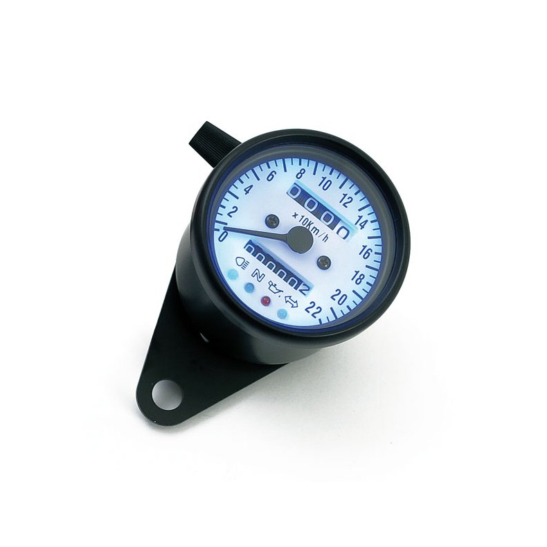 LED MINI SPEEDO 2:1 KMH. WHITE FACE