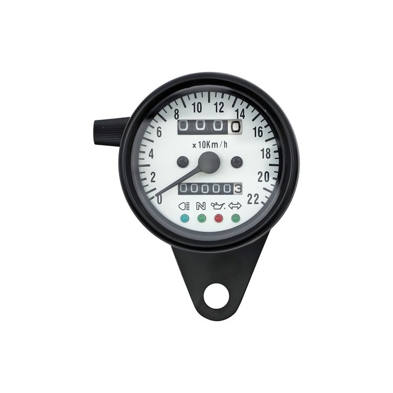 LED MINI SPEEDO 2:1 KMH. WHITE FACE