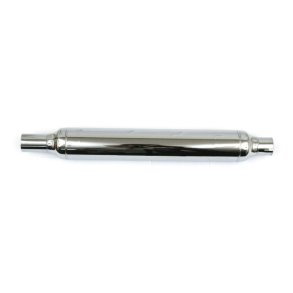 58-E78 OEM STYLE CIGAR TYPE MUFFLER  LONG CHROME 