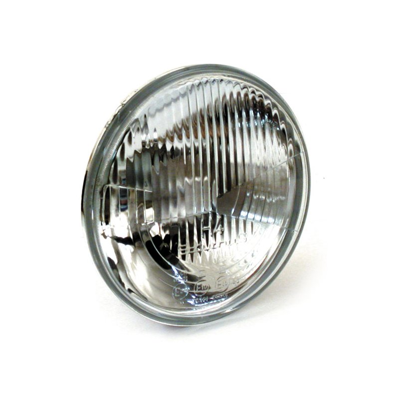 7 INCH H-4 HEADLAMP UNIT (ECE) ECE APPR; RIBBED LENS. WITH POSITION LIGHT
