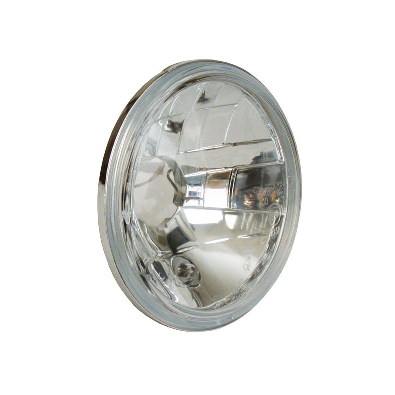 5 3/4 INCH H-4 HEADLAMP UNIT (ECE) CLEAR LENS WITH DIAMOND CUT REFLECTOR; WITH POSITION LIGHT. 
