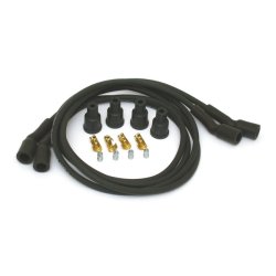 DYNATEK, 7MM SPARK PLUG WIRE SET. BLACK Copper core. Til platiner.