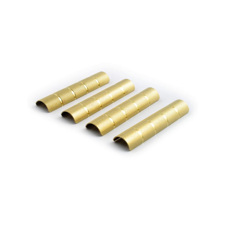 PAUGHCO, 48-85 PUSHROD COVER RETAINER SET. KNURLED STYLE Solid brass retainers in the knurled style 