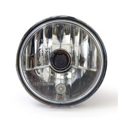 Headlamp unit HSI 12V 35W/35W. Clear lens. 4-1/2" ECE approved headlamp insert.