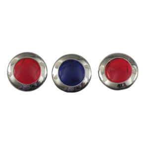 Replacement lens set, for 3-light (62-67) dash. 