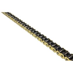 Tsubaki, 530 RQ1 X-ring chain. Gold. 