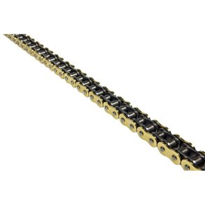 Tsubaki, 530 RQ1 X-ring chain. Gold. 