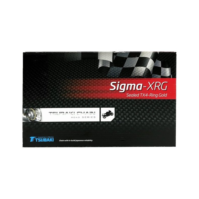 Tsubaki, 530 RQ1 X-ring chain. Gold. 