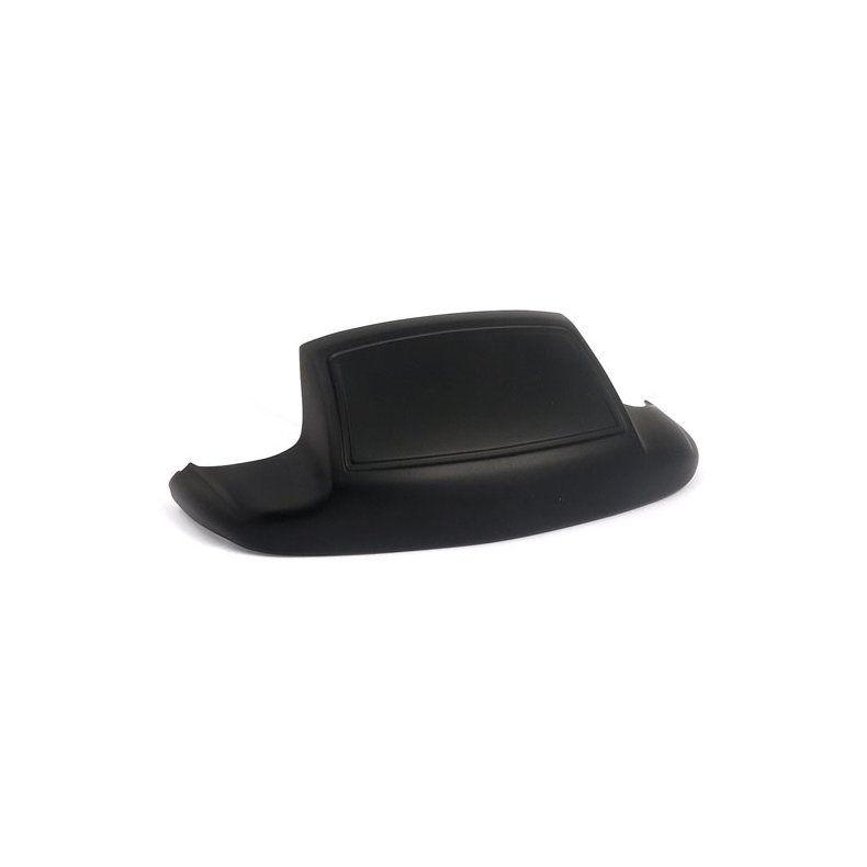 FRONT FENDER TIP BLACK, PLAIN  Fits: > 49-84 B.T.