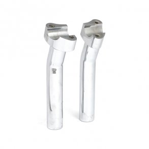 PULLBACK RISERS CHROME; FORGED ALUMINUM