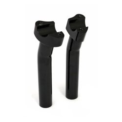  PULLBACK RISERS BLACK; FORGED ALUMINUM