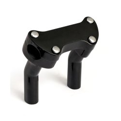 OEM STYLE PULLBACK RISERS, WITH TOPCLAMP ; DIE-CAST; 4 1/2" RISE; 1/2-13 THREADED  