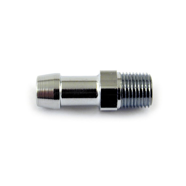 OIL LINE FITTING, STRAIGHT. 1/4 NPT 1/4 NPT THREAD Vlg str. p slangemont.