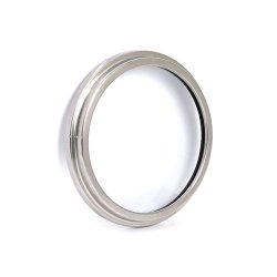 BEZEL/LENS KIT FOR LARGE FL SPEEDO CHROME; 4" DIAMETER;