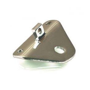 ENGINE MOUNT BRACKET, FRONT CHROME  Fits: > 80-05 FLT; 82-94 FXR