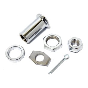 AXLE HARDWARE KIT, REAR Fits: > EL,FL,UL 36-57 chrome