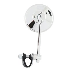 ROUND CLAMP ON MIRROR 4 INCH 5" STEM  Fits: > 65-UP H-D