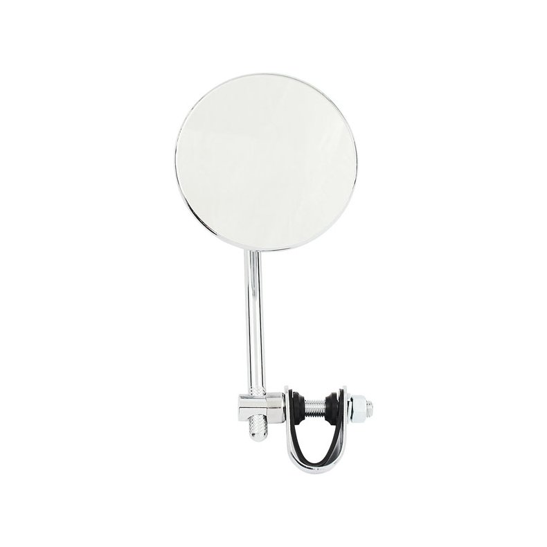 ROUND CLAMP ON MIRROR 4 INCH 5" STEM  Fits: > 65-UP H-D