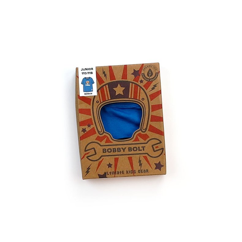 BOBBY BOLT SCRAM T-SHIRT BLUE