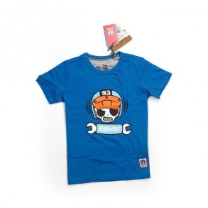 BOBBY BOLT SCRAM T-SHIRT BLUE