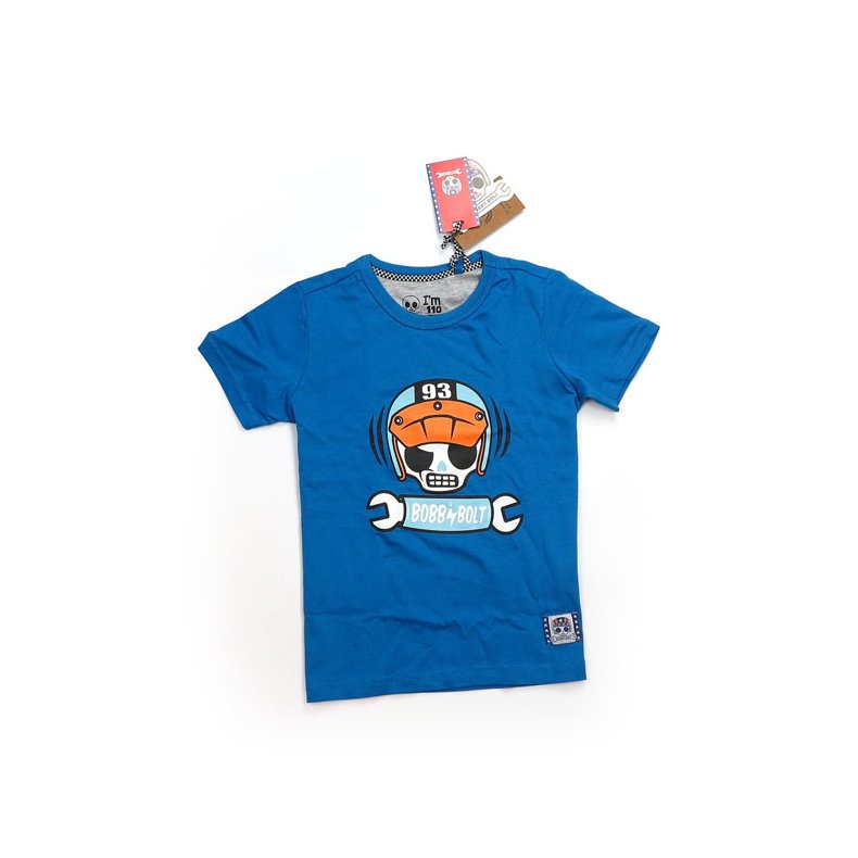 BOBBY BOLT SCRAM T-SHIRT BLUE