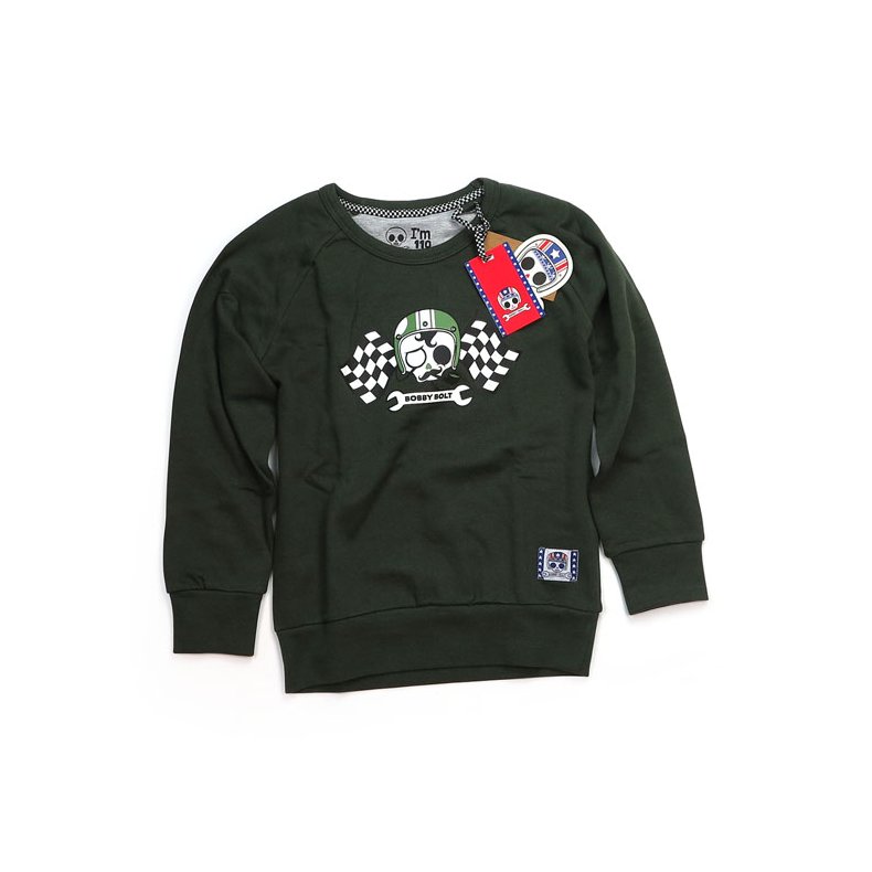 BOBBY BOLT SIR BOBBY SWEATER ARMY GREEN