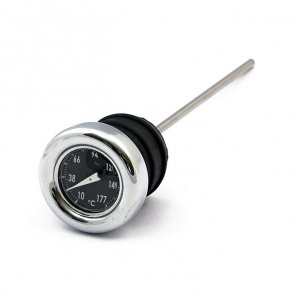 OIL TANK DIPSTICK WITH TEMP. GAUGE BLACK DIPSTICK