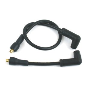 ACCEL, 8.8MM SUPRESSION CORE SPARK PLUG WIRE SET. BLACK  82-94 FXR with central mounted coil