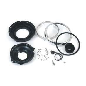 7 INCH HEADLIGHT ASSY AND TRIM KIT EXCL. LIGHT UNIT (  Fits: > 60-84 FLH 