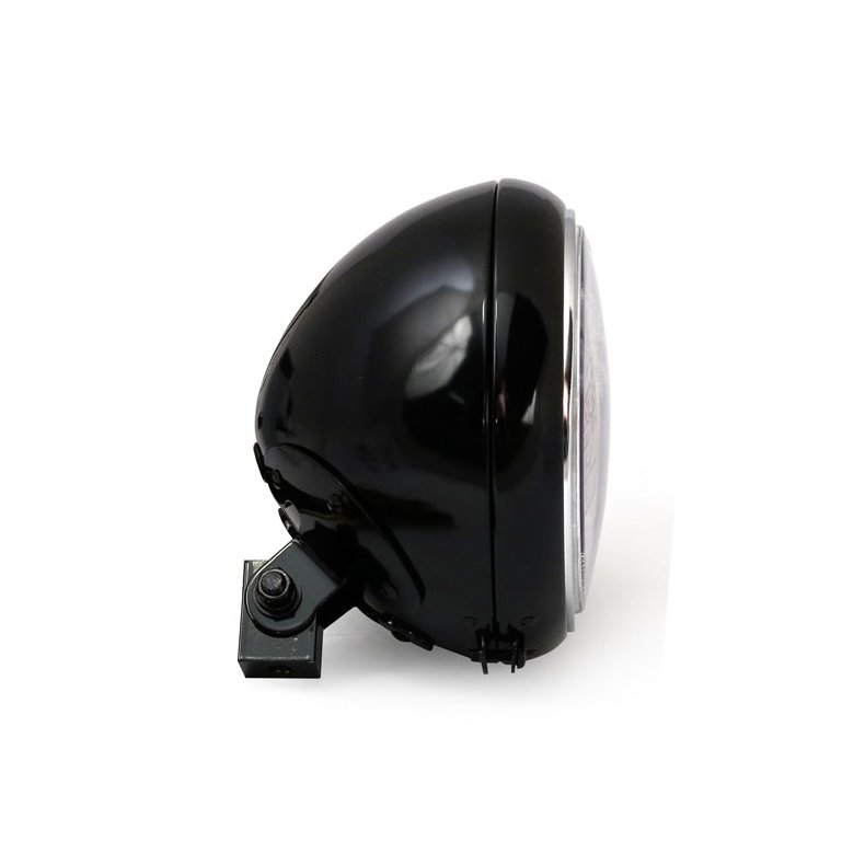 HEADLAMP FL MODELS CHROME; H4; PRISMIC REFLECTOR; CLEAR LENS; ECE APPROVED