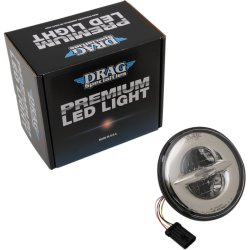 HEADLIGHT 7" W/MOUNTING RING REFLECTOR 12V LED. ECE GODKENDT