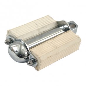 BICYCLE STYLE KICK PEDAL, WHITE