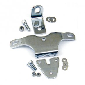 TOP MOTORMOUNT WITH COIL MOUNT AND SWITCH HOLE  Fits: > 57-85 XL(NU) (EXCL. 79-81 MODELS)