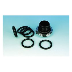 JAMES, 83-UP GAS CAP GASKETS Black rubber. 