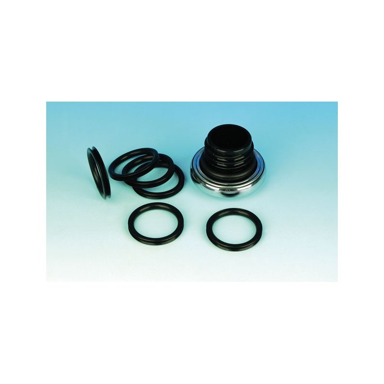 JAMES, 83-UP GAS CAP GASKETS Black rubber. 