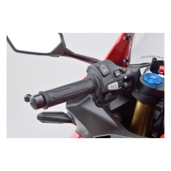 KURYAKYN, KOSO APOLLO HEATED GRIPS. BLACK 22mm 