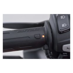 KURYAKYN, KOSO APOLLO HEATED GRIPS. BLACK 22mm 