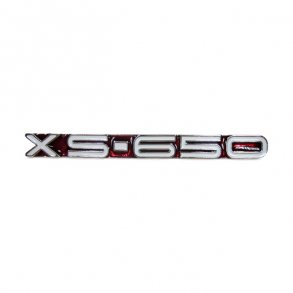 YAMAHA SIDE COVER EMBLEM, RED