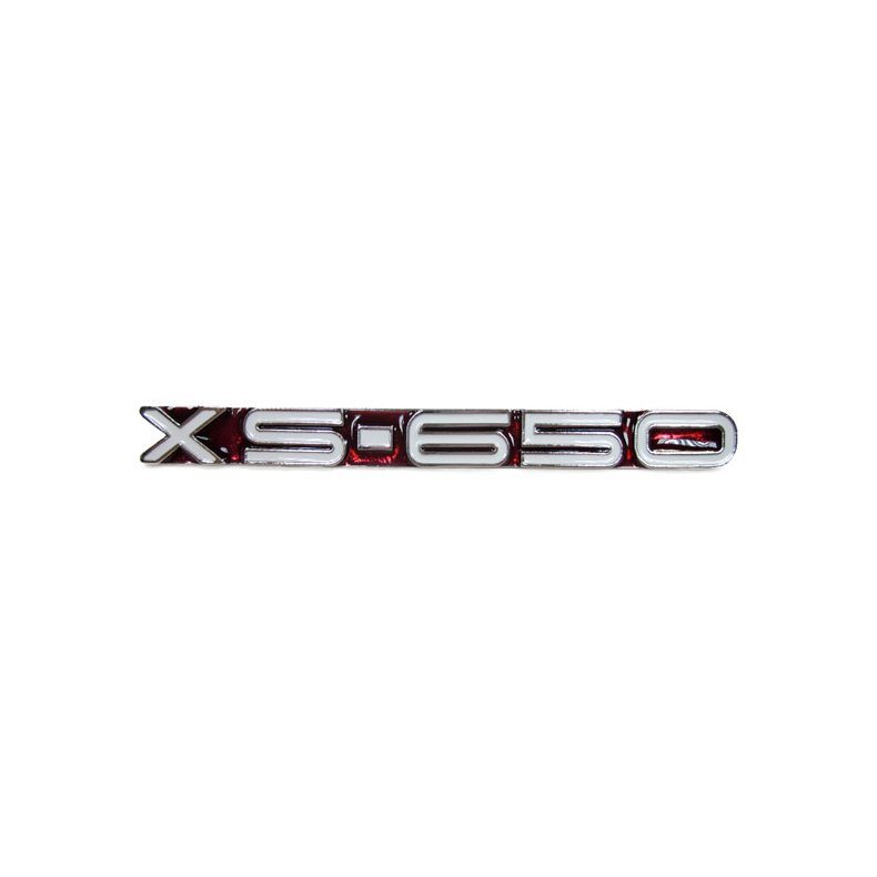 YAMAHA SIDE COVER EMBLEM, RED